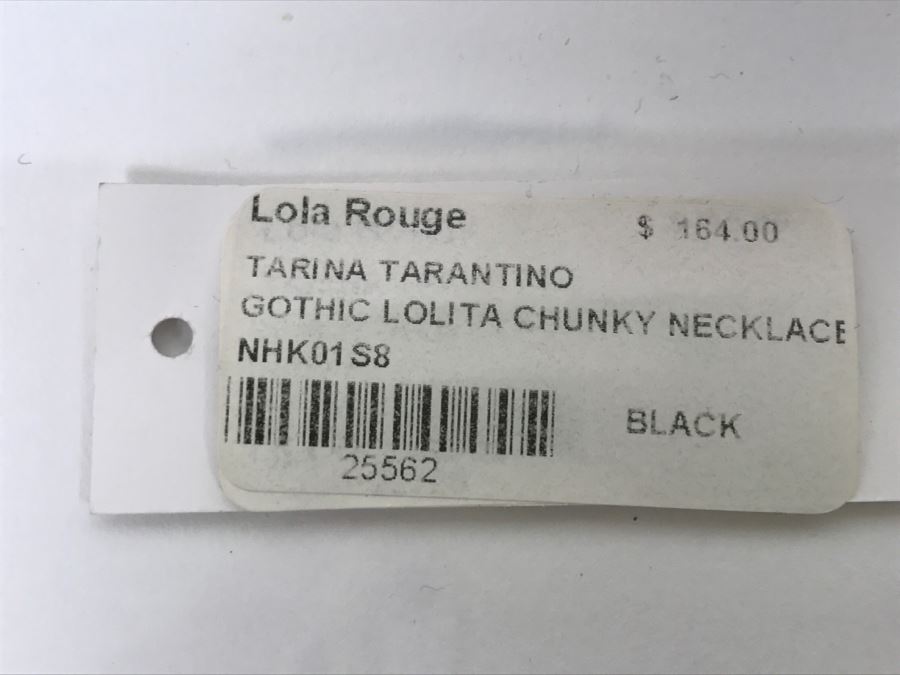 Tarina Tarantino Gothic Lolita Chunky Necklace Retails $164 [Photo 9]
