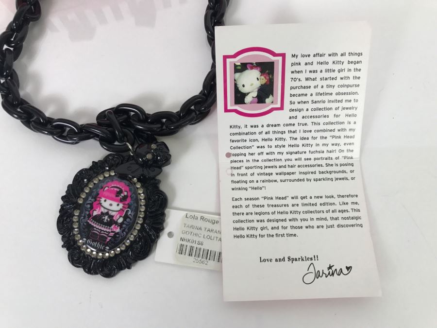 Tarina Tarantino Gothic Lolita Chunky Necklace Retails $164 [Photo 11]