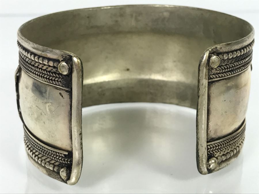 Silver Tone Cuff Bracelet [Photo 4]