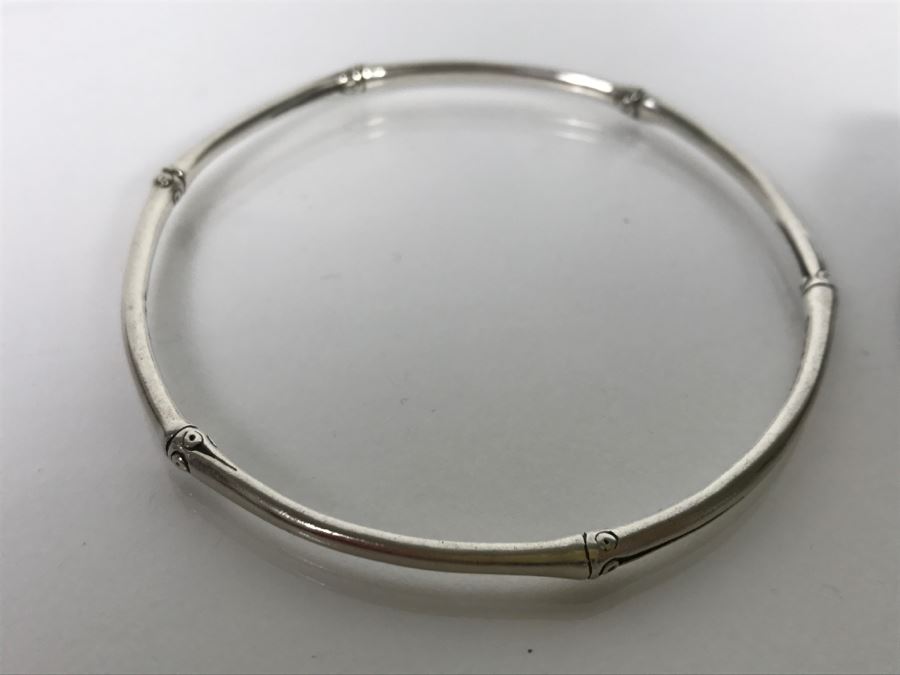 Set Of (6) Sterling Silver Bracelets 118.7g [Photo 5]