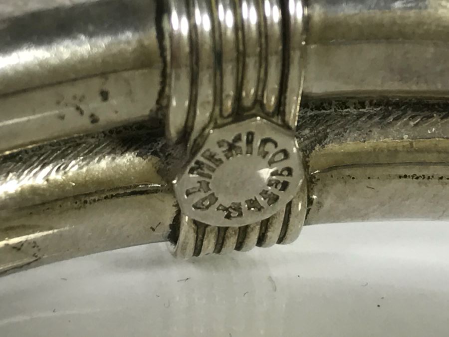 Set Of (6) Sterling Silver Bracelets 118.7g [Photo 12]