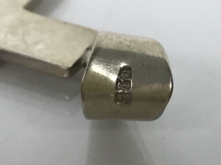 Pair Of Sterling Silver Cross Pendants 18.7g [Photo 8]