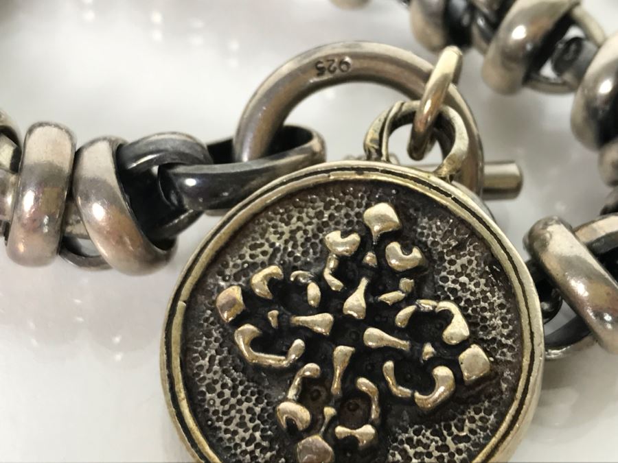 Set Of (4) Sterling Silver Bracelets 150.7g TW [Photo 9]