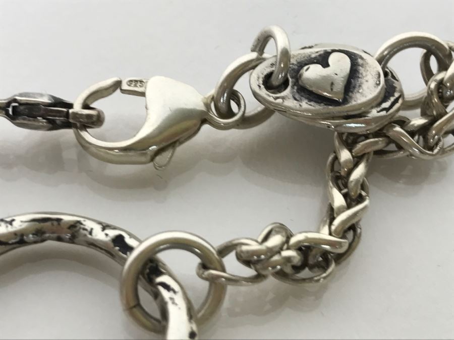 Set Of (4) Sterling Silver Bracelets 150.7g TW [Photo 11]