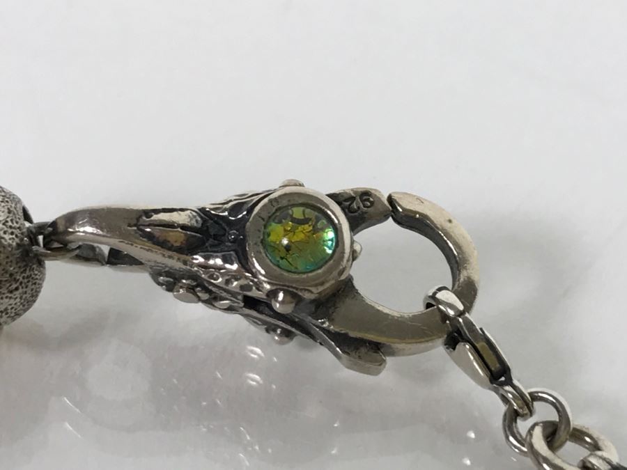 Sterling Silver Charm Bracelet 82.1g [Photo 8]