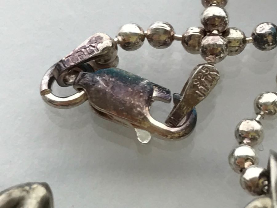 Sterling Silver Horse Pendant With Necklace 24.1g [Photo 4]