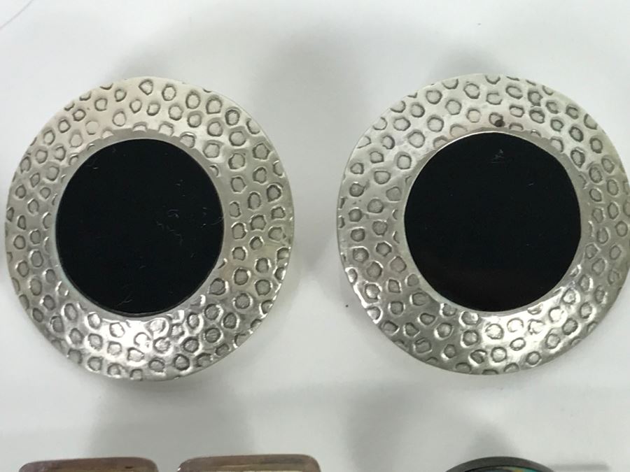 Collection Of (6) Pairs Of Sterling Silver Earrings 119.9g [Photo 6]