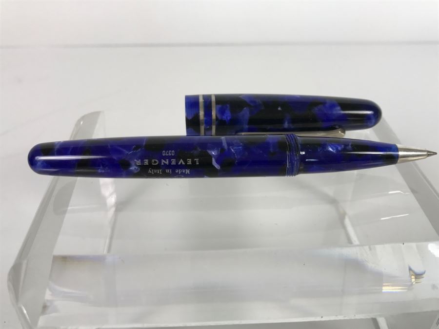 LEVENGER Argento Ballpoint Pen 0370 Made In Italy [Photo 1]
