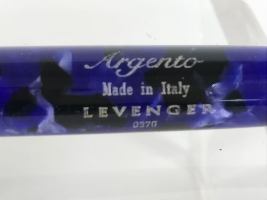 LEVENGER Argento Ballpoint Pen 0370 Made In Italy [Photo 4]