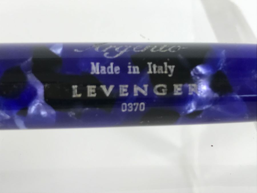 LEVENGER Argento Ballpoint Pen 0370 Made In Italy [Photo 5]