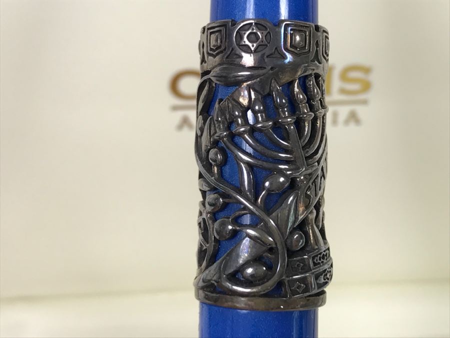 CURTIS Australia Limited Edition Ballpoint Pen The State Of Israel 1948-2008 Sterling Silver 402 of 1,948 With 14K Nib [Photo 10]