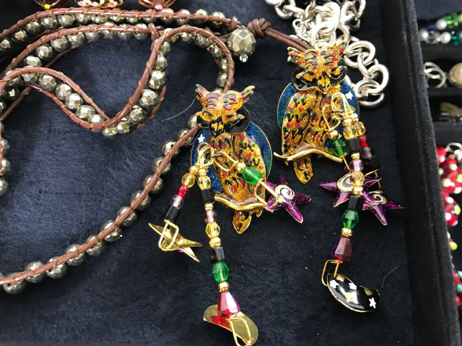 Jewelry Box Filled With Various Jewelry Including Sterling Silver Items - See All Photos [Photo 26]