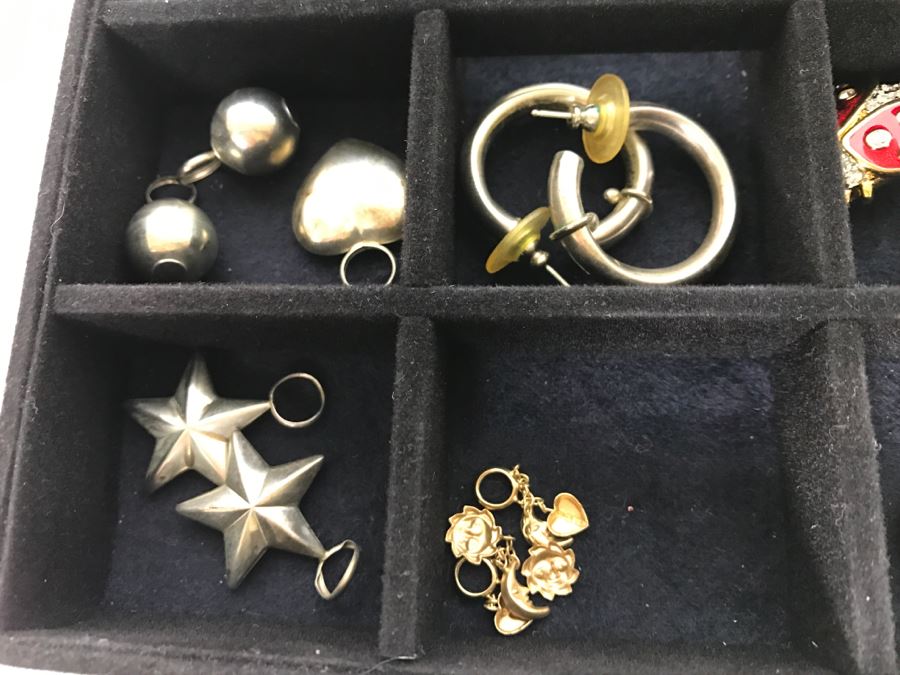 Jewelry Box Filled With Various Jewelry Including Sterling Silver Items - See All Photos [Photo 12]