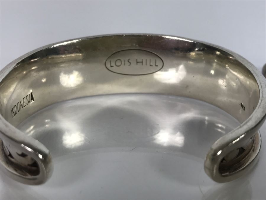 LOIS Hill Sterling Silver Bracelet And Vintage Sterling Bracelet 62.8g TW [Photo 4]