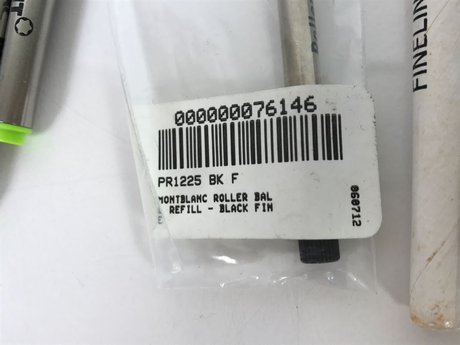 Various Mont Blanc Pen Refills Including Rollerball And Document Marker Refill [Photo 6]