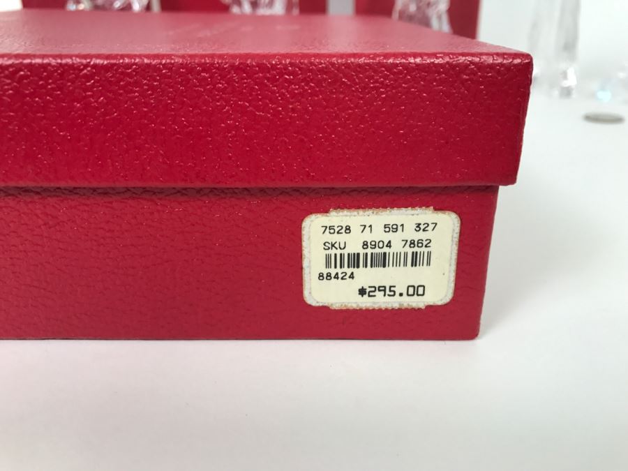 Collection Of Waterford Crystal Santa Claus Figurines And The Nativity Collection With Boxes [Photo 13]