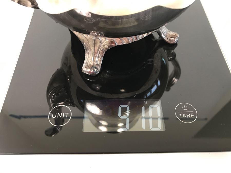 Vintage WM Rogers 800 Silver Coffee Pot And Teapot 1,848g TW [Photo 10]