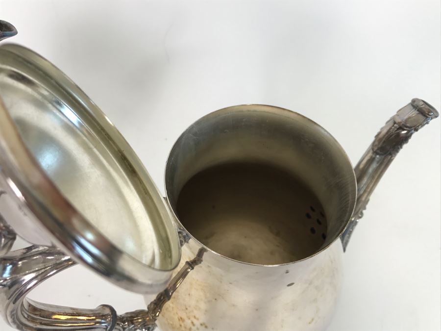 Vintage WM Rogers 800 Silver Coffee Pot And Teapot 1,848g TW [Photo 6]