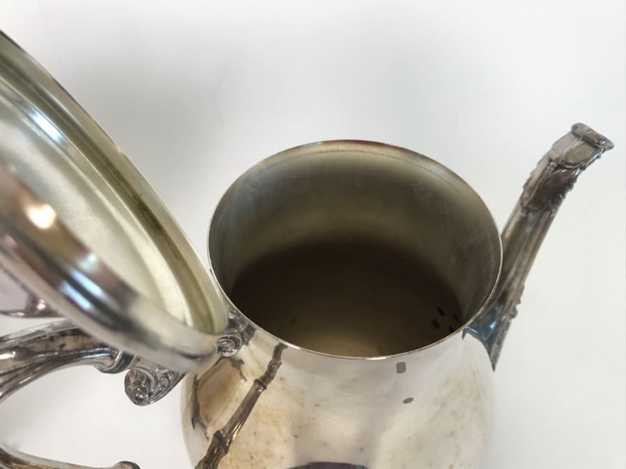 Vintage WM Rogers 800 Silver Coffee Pot And Teapot 1,848g TW [Photo 5]