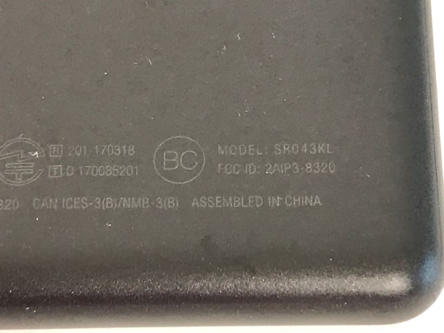 Amazon Kindle Model SR043KL [Photo 7]