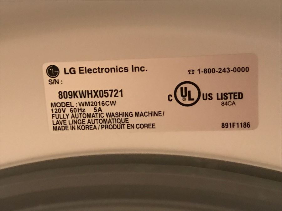 LG Gas Dryer DLG2526W Super Capacity Quiet Operation Like New [Photo 10]