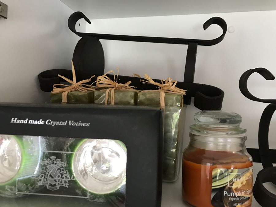 Home Decor, Candle, Towel Lot - See Photos [Photo 10]