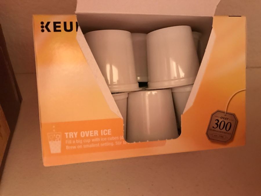 Pantry Lot Includes Swiffer Wet Jets With Supplies, Light Bulbs, Dirt Devil, Batteries, KEURIG Coffees - See All Photos [Photo 21]