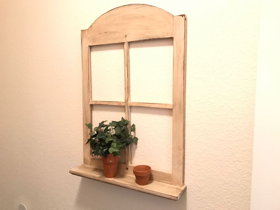 Faux Window Wall Decoration Shelf [Photo 2]