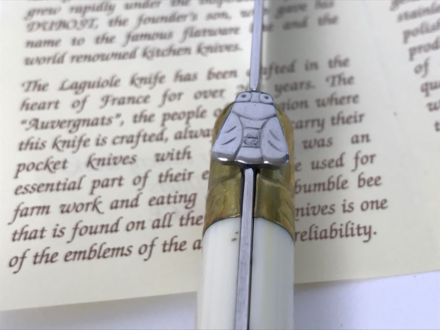 Laguiole Jean Dubost France Knife Set Knives With Wooden Storage Box [Photo 9]