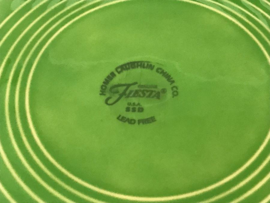 Green HLC Fiesta Homer Laughlin China Plates Cups Bowls Saucers [Photo 7]