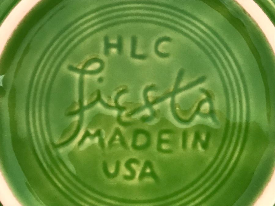 Green HLC Fiesta Homer Laughlin China Plates Cups Bowls Saucers [Photo 2]