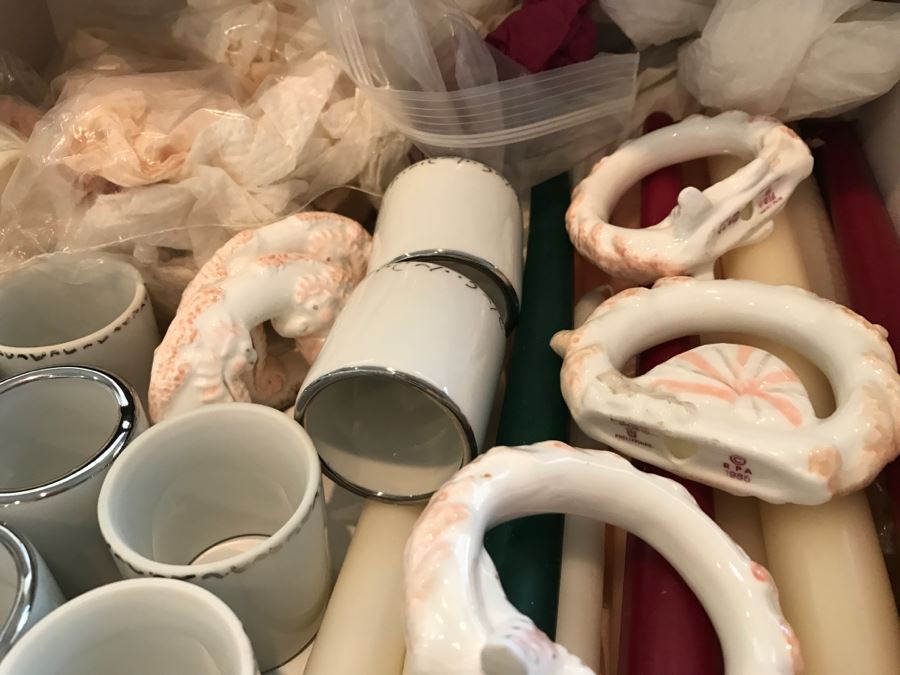 Various Napkin Rings And Candles [Photo 8]