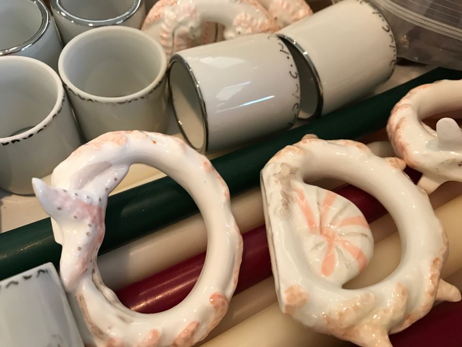 Various Napkin Rings And Candles [Photo 7]