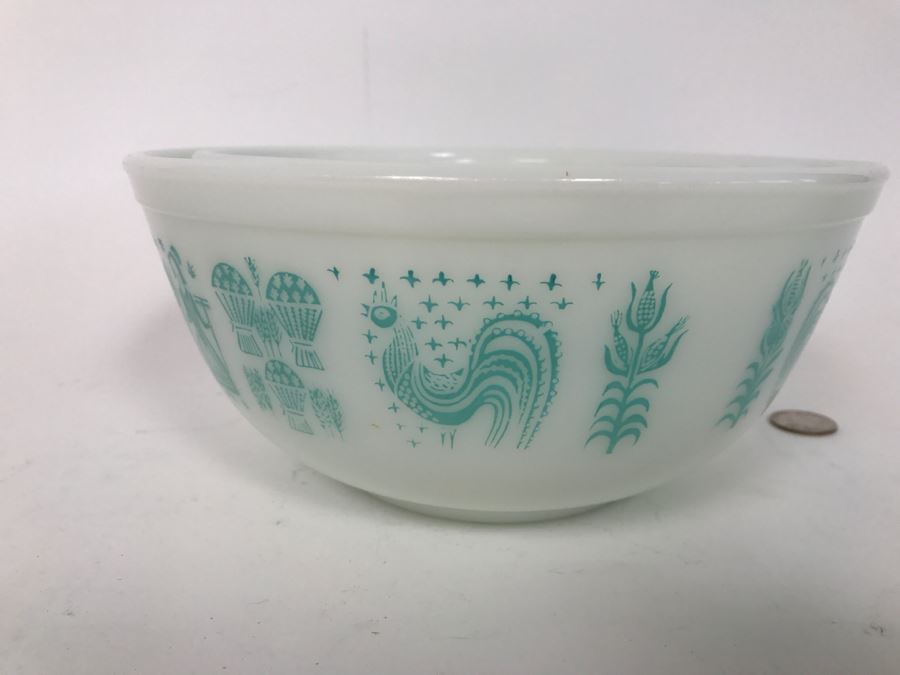 Set Of (3) Vintage PYREX Nesting Bowls Amish Butterprint [Photo 2]