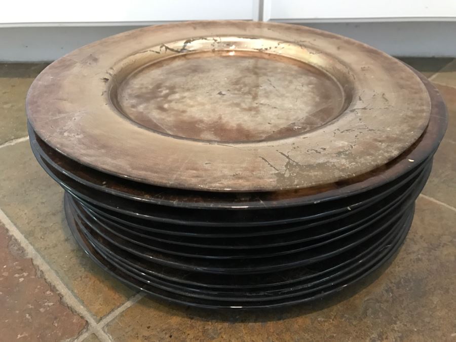 Set Of (11) Large Pier 1 Plates From Turkey