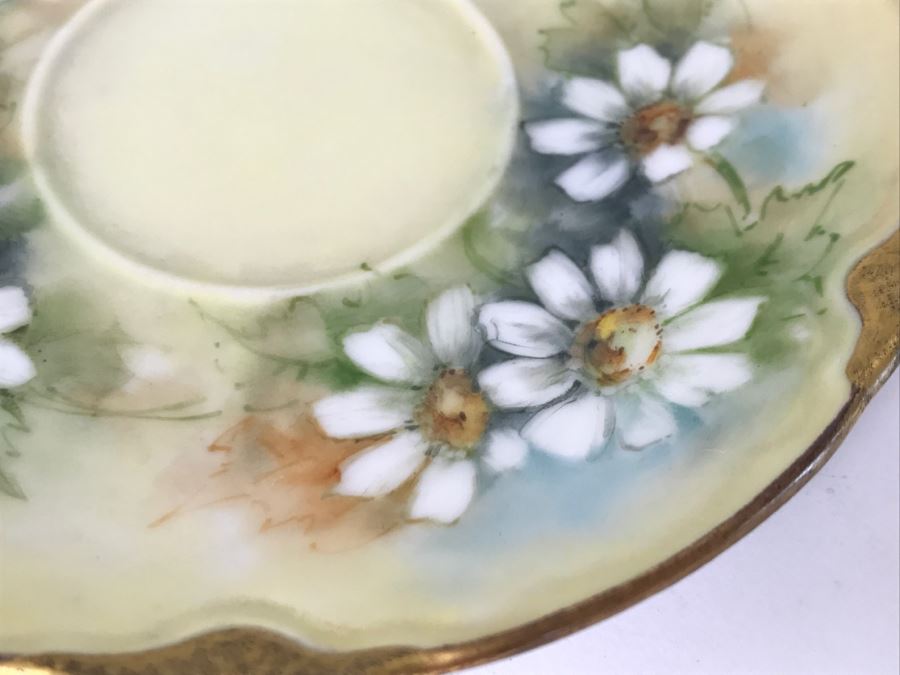 Elegant Vintage Chocolate Coffee Pot China Set With (6) Cups And Saucers And Coffee Pot [Photo 8]