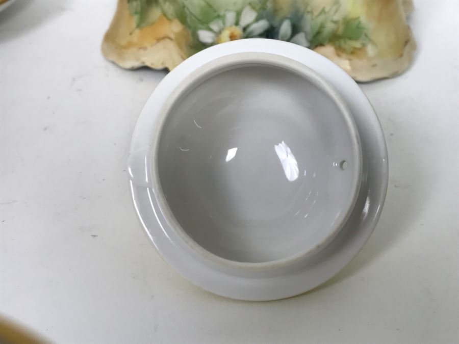 Elegant Vintage Chocolate Coffee Pot China Set With (6) Cups And Saucers And Coffee Pot [Photo 19]