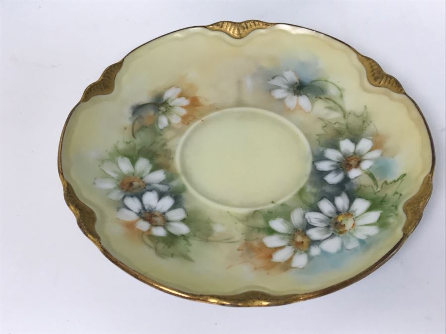 Elegant Vintage Chocolate Coffee Pot China Set With (6) Cups And Saucers And Coffee Pot [Photo 7]