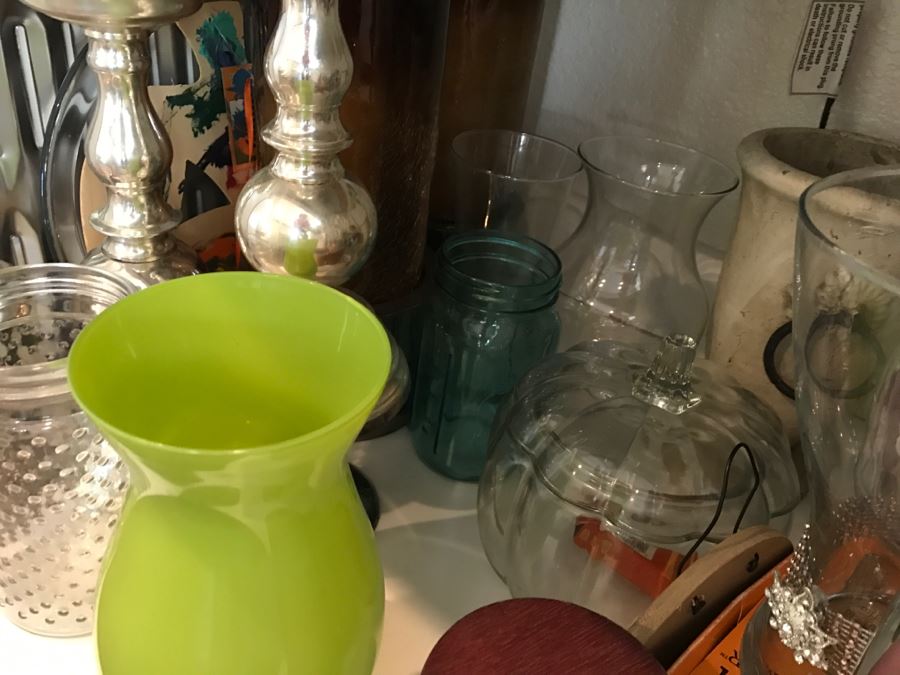 Home Decor Candles Vases Lot [Photo 10]