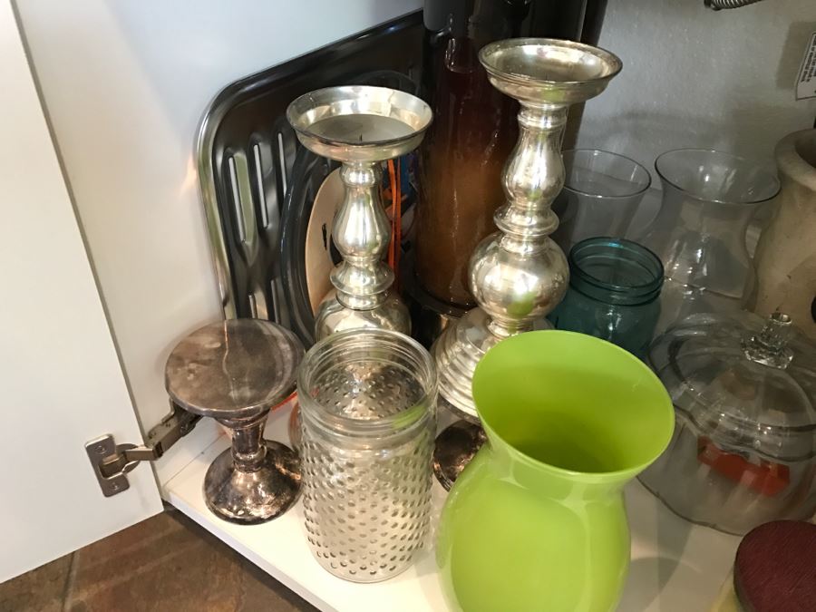 Home Decor Candles Vases Lot [Photo 2]