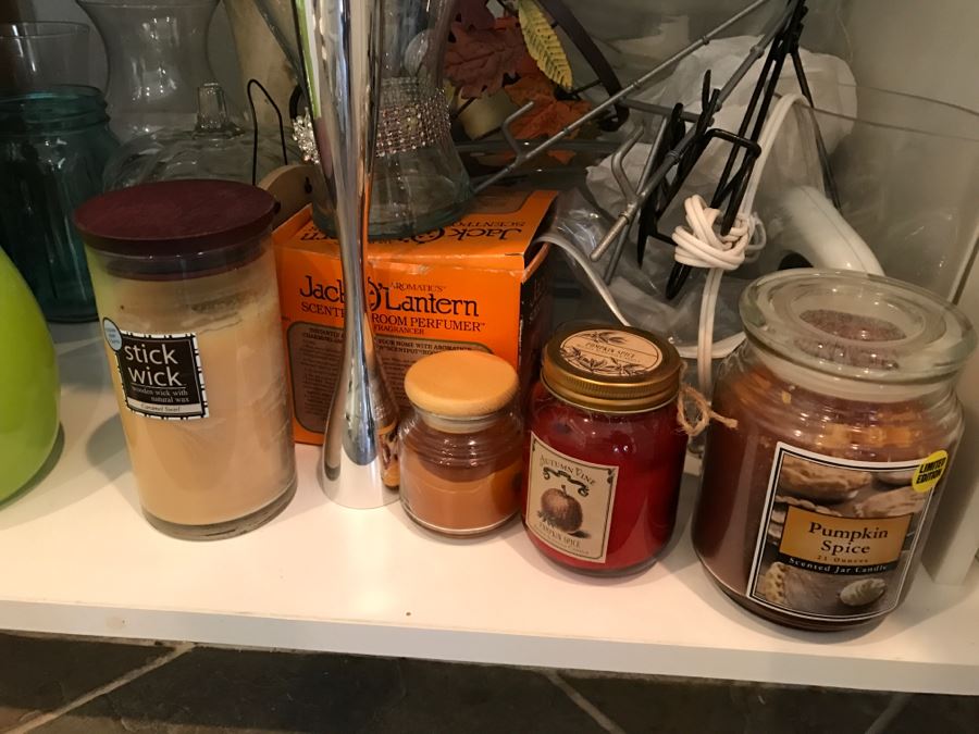 Home Decor Candles Vases Lot [Photo 5]