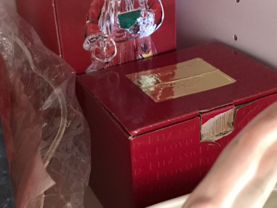 Kitchen Cupboard Lot With Home Decor Items, Glassware, MIKASA - See Photos [Photo 7]