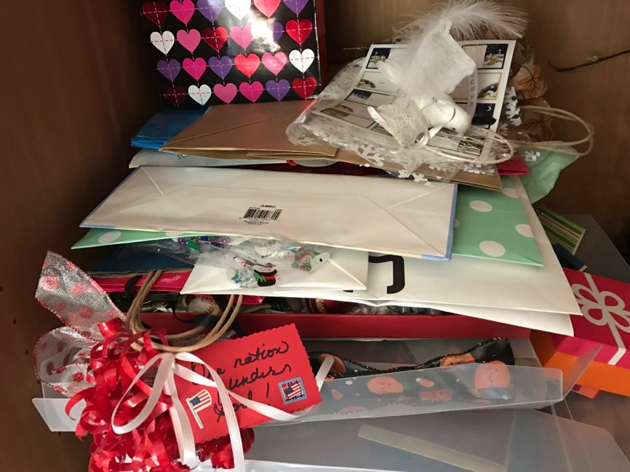 Lot Of Gift Bags And Wrapping Supplies [Photo 2]