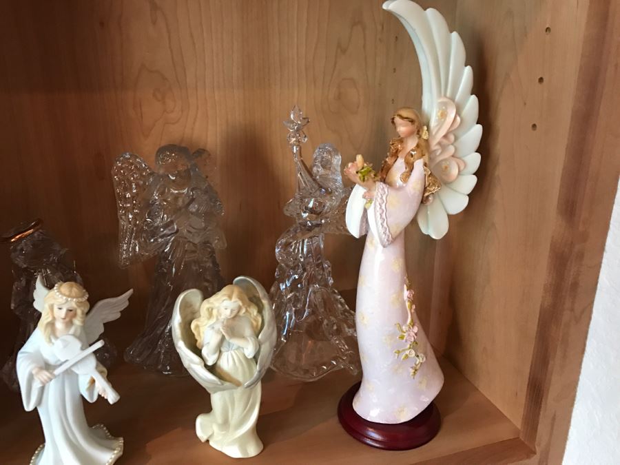 Angel Figurine Lot - See Details For Interesting Story On What Happened Shooting These [Photo 4]