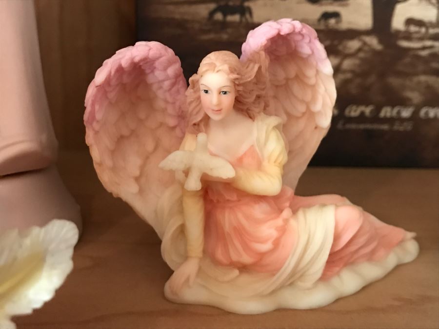 Angel Figurine Lot - See Details For Interesting Story On What Happened Shooting These [Photo 13]
