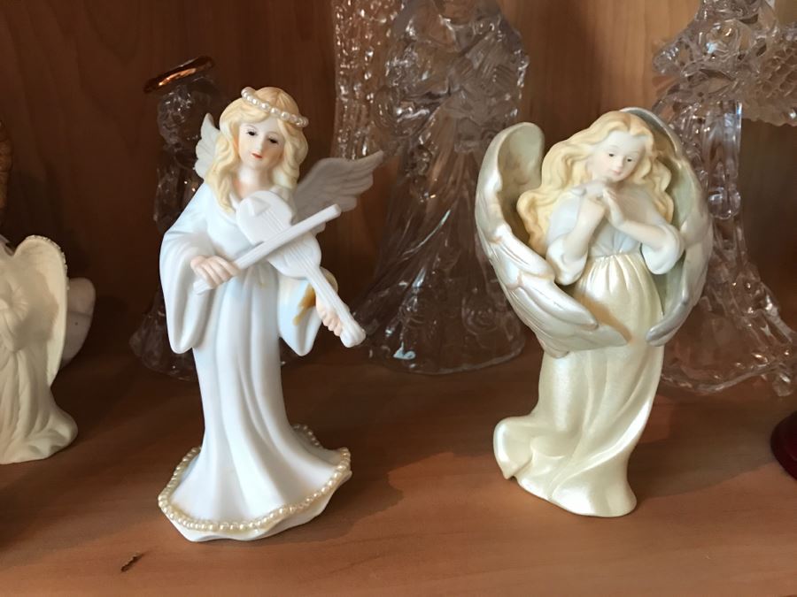 Angel Figurine Lot - See Details For Interesting Story On What Happened Shooting These [Photo 6]