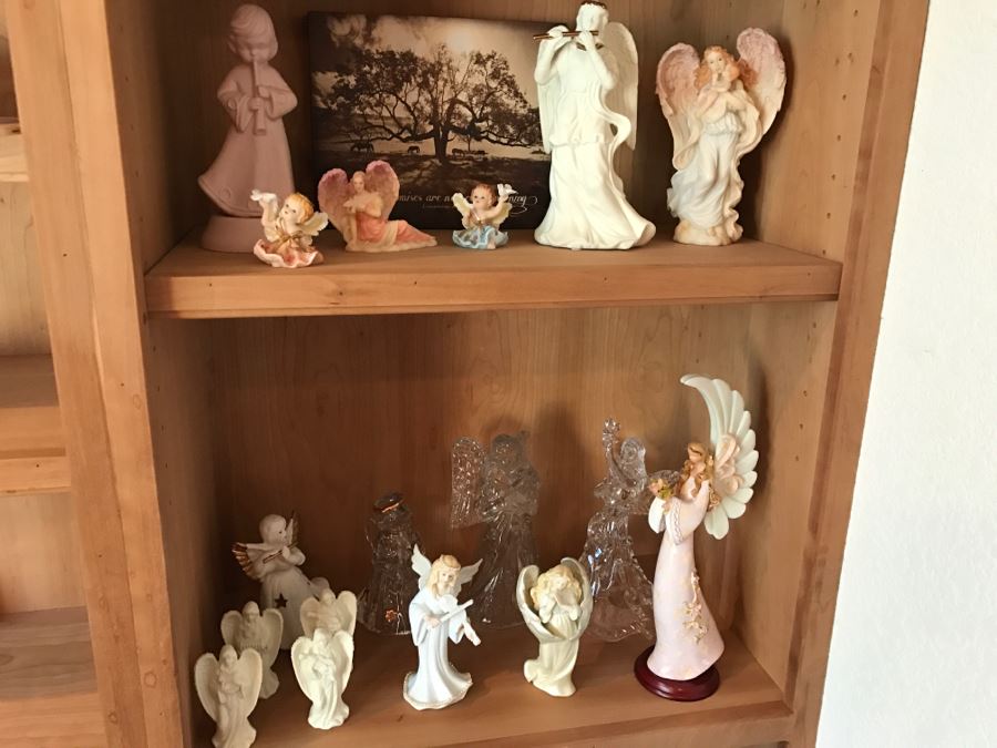 Angel Figurine Lot - See Details For Interesting Story On What Happened Shooting These [Photo 1]