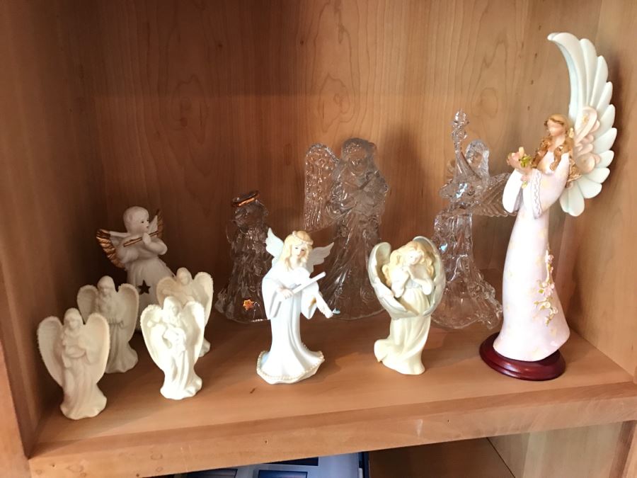 Angel Figurine Lot - See Details For Interesting Story On What Happened Shooting These [Photo 3]