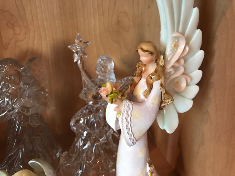 Angel Figurine Lot - See Details For Interesting Story On What Happened Shooting These [Photo 5]