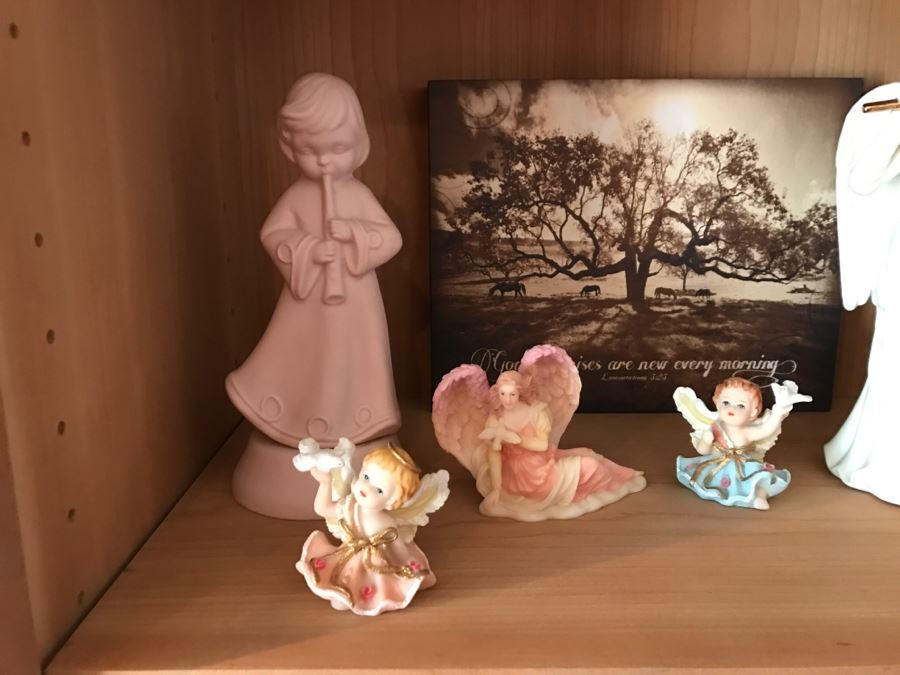 Angel Figurine Lot - See Details For Interesting Story On What Happened Shooting These [Photo 11]